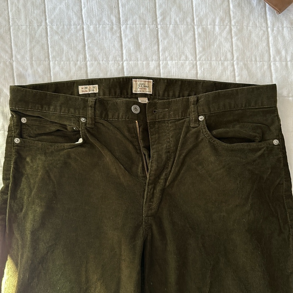 Never worn brown corduroys by J Crew